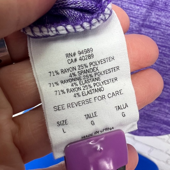 🏈Like New |•NFL•| Team Apparel Purple Minnesota Vikings Loose Fit Top Size L - Picture 5 of 5